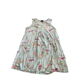 Miss Elaine Women's Multicolor Sleeveless Crew Neck Floral Top Size Large